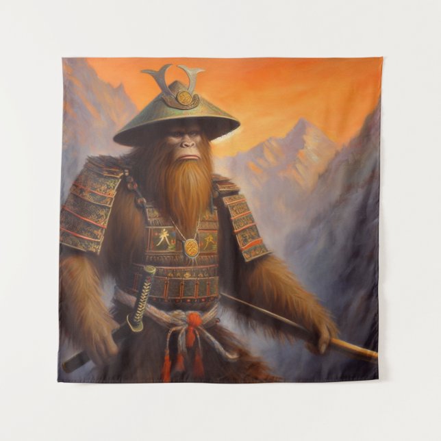 Tapete De Parede Bigfoot Samurai (Frente)