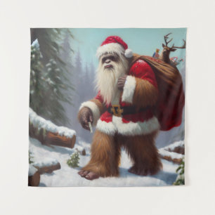Tapete De Parede Bigfoot Santa Claus