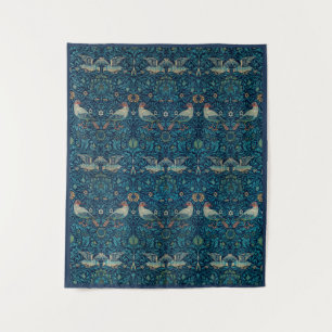 Tapete De Parede "Birds", por William Morris Blue Pattern