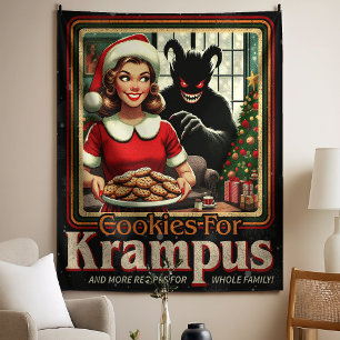 Tapete De Parede Biscoito Para Krampus Feliz Natal Krampus Horror