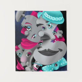 Tapete De Parede Bits e peças - Trabalho de arte Surreal Jigserra R