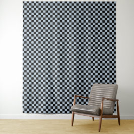 Tapete De Parede Black ice checkered pattern