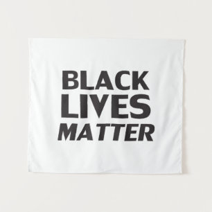 Tapete De Parede "Black Lives Matter" preto branco