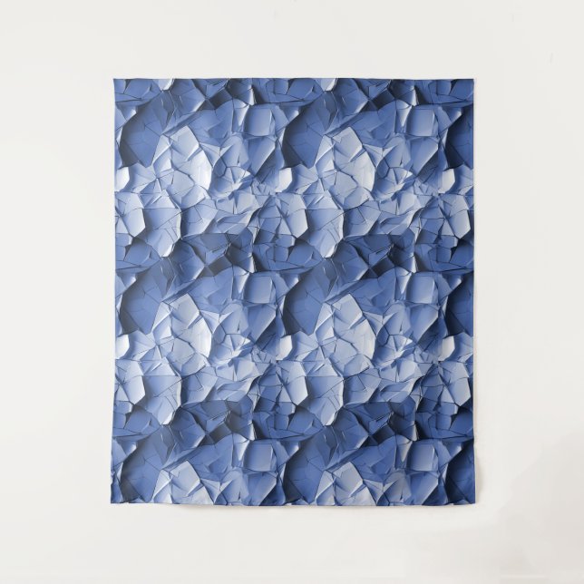 Tapete De Parede bleu craquelure Tenture (Frente)