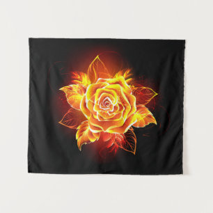 Tapete De Parede Blooming Fire Rosa