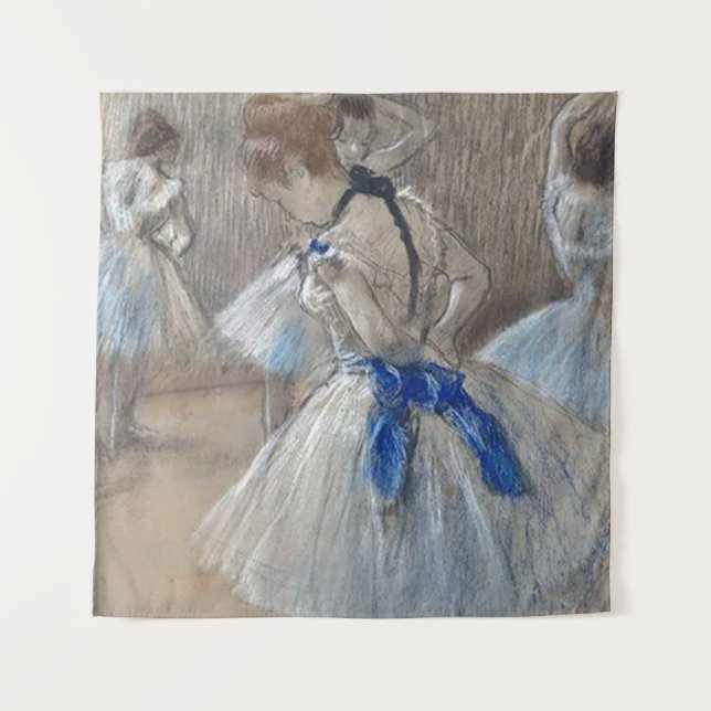 Tapete De Parede Blue Ribbon Dancer Edgar Degas (Frente)