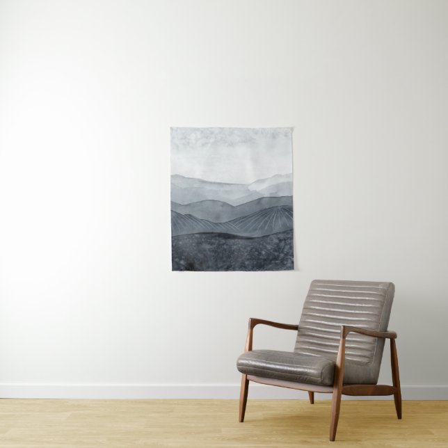 Tapete De Parede Blustering Valley Cinza (In Situ)