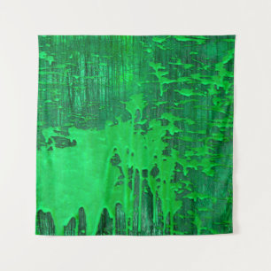 Tapete De Parede Boa superfície verde velha com textura de pingos d