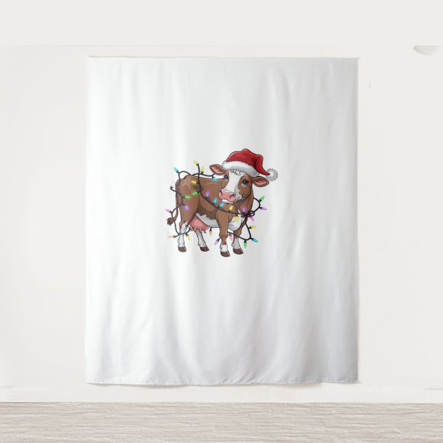 Tapete De Parede Boas Papais noeis de natal, de natal, com canas (Frente)