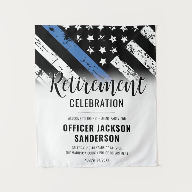 Tapete De Parede Boas-vindas à Polícia polícia (Frente)