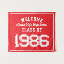 Tapete De Parede Boas-vindas Turma de 1986, Decoração de Festa de R