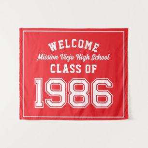 Tapete De Parede Boas-vindas Turma de 1986, Decoração de Festa de R