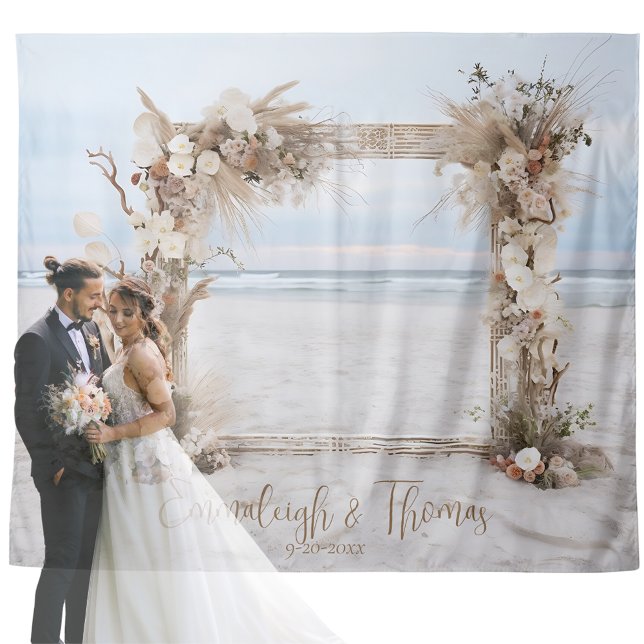 Tapete De Parede Boho Beach Bliss - Plano de Casamento (Criador carregado)