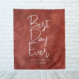Tapete De Parede Boho Best Day Ever Backdrop Casamento