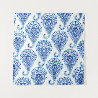 Tapete De Parede Boho Chic Paisley Seamless Oriental