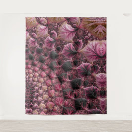 Tapete De Parede Boho Funky Eclectic Cor-de-rosa Abstrato Fractal