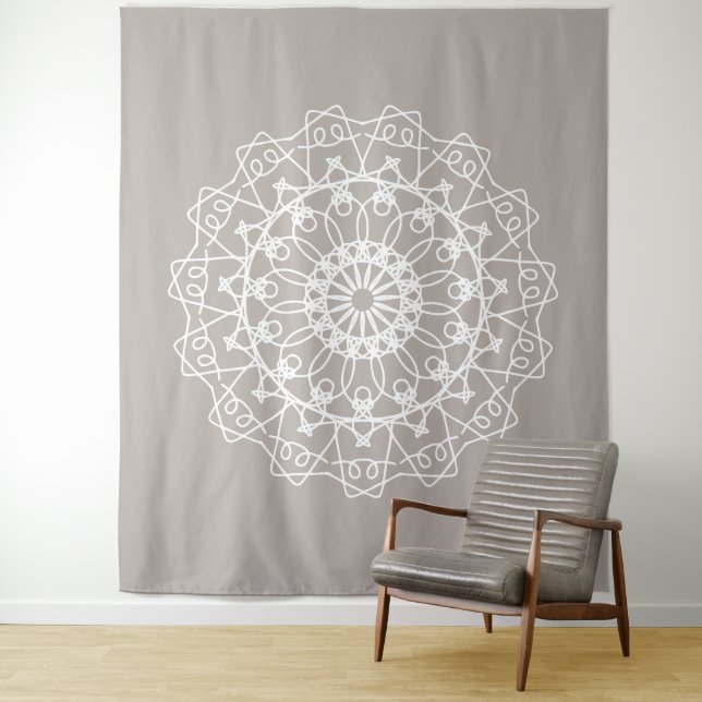 Tapete De Parede Boho Mandala College Dorm Wall Hanging (In Situ)