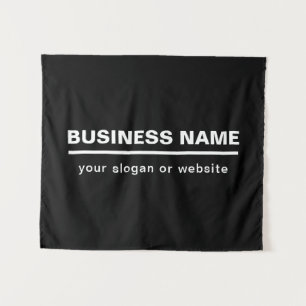 Tapete De Parede Bold Modern Business Name Modelo   B&W