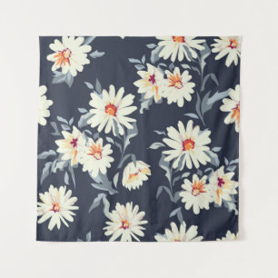 Tapete De Parede Bonito Daisy Floral: Impressão sem costura
