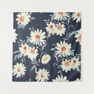 Tapete De Parede Bonito Daisy Floral: Impressão sem costura