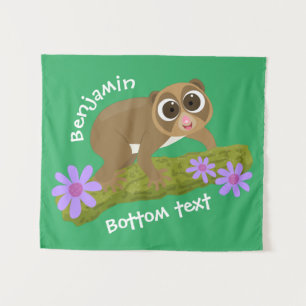 Tapete De Parede Bons e felizes loris em desenhos animados