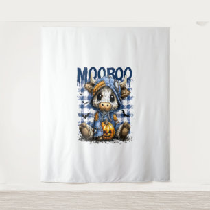 Tapete De Parede Boo Halloween Spooky Highland Cow