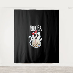 Tapete De Parede Boooba Kawaii Boba Tea Drink Cat Lover Halloween G