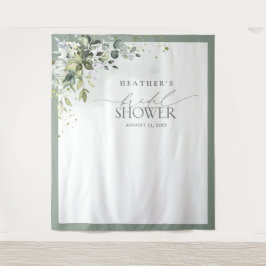 Tapete De Parede Booth de Fotografia do Chá de panela Eucalyptus Az