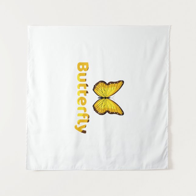 Tapete De Parede Borboleta (Frente (Horizontal))