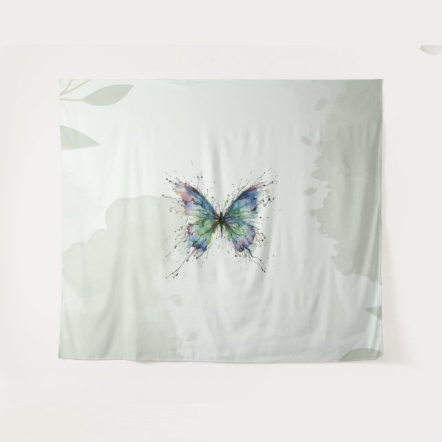 Tapete De Parede Borboleta (Frente (Horizontal))