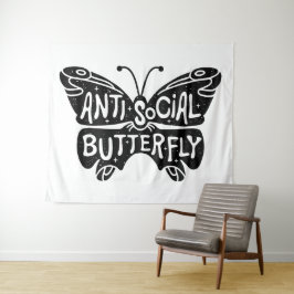 Tapete De Parede Borboleta antissocial