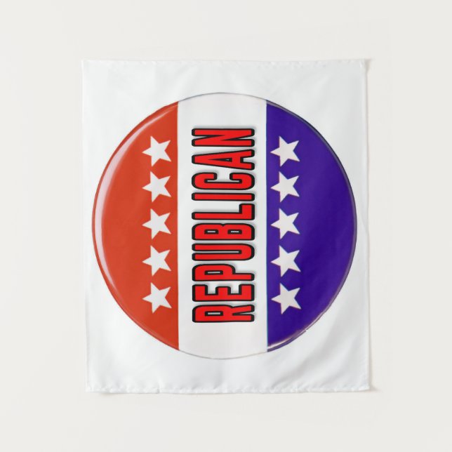 Tapete De Parede Botão Republicano (Frente)