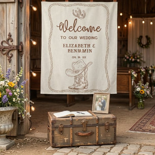 Tapete De Parede Botas de Cowboy Ocidentais Ferradura Casamento Bem