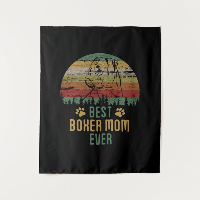 Tapete De Parede Boxer Mãe (Frente)