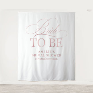 Tapete De Parede Bridal shower Bride to Be backdrop
