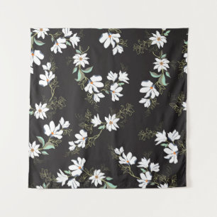 Tapete De Parede Bright Magnolia Floral Padrão Sem Olhos