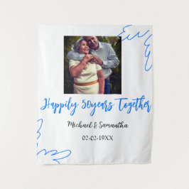 Tapete De Parede brinde aos 50 anos de aniversário foto de folha az