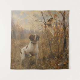 Tapete De Parede Brittany Spaniel e narceja 
