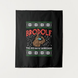 Tapete De Parede Brodolf Em Mask Muscle Workout Gym Ugly Xmas