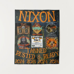 Tapete De Parede Bronzeado Relaxado & Pronto NIXON 2024 Presidente