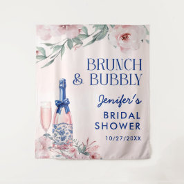 Tapete De Parede Brunch de Champanhe e Chuveiro Nupcial Espumante