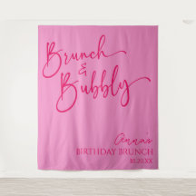 Brunch Rosa Quente e Festa de Brunch Borracha de A