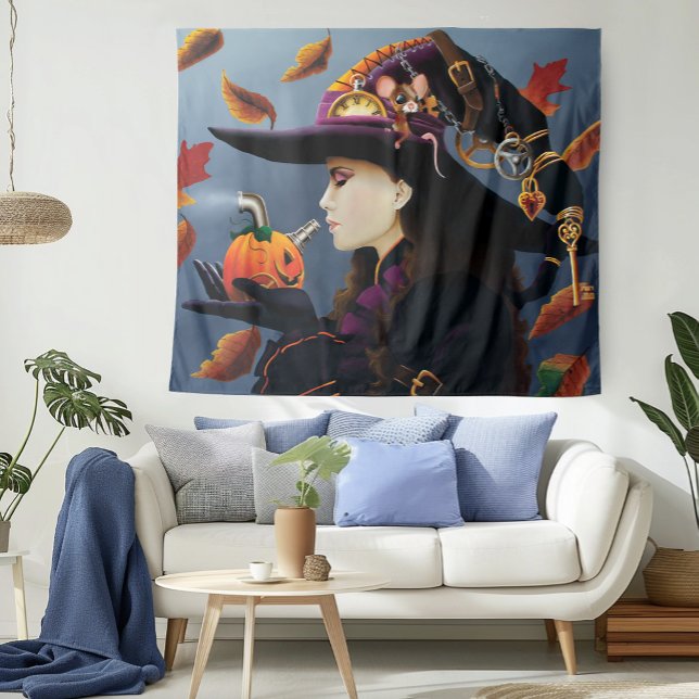 Tapete De Parede Bruxa-de-abóbora (Criador carregado)