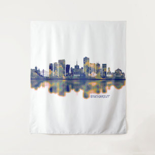 Tapete De Parede Bucareste Skyline