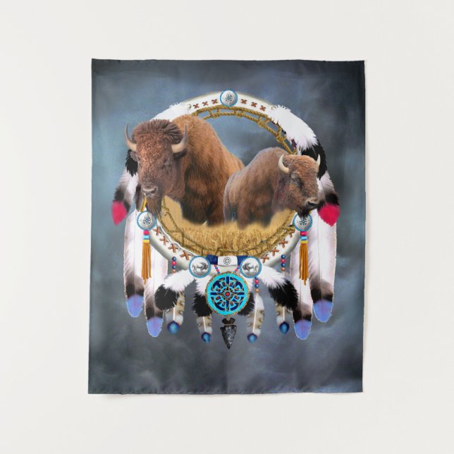 TAPETE DE PAREDE BUFFALO DREAM CATCHER (Frente)