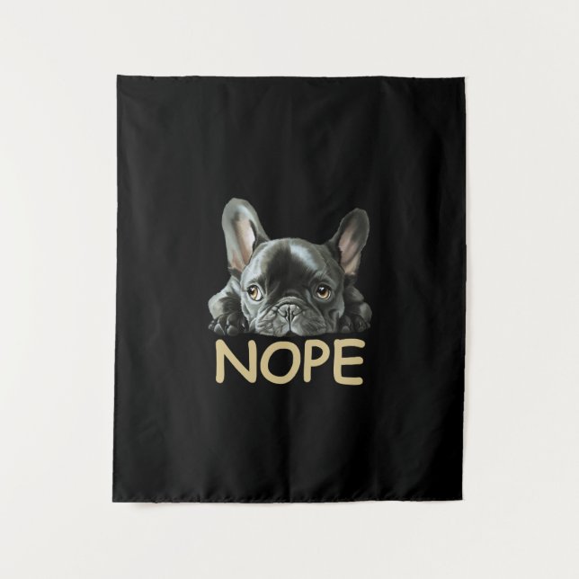 Tapete De Parede Buldogue Francês | Franchie Nope Gifts (Frente)