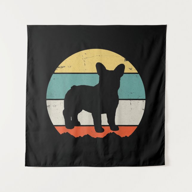 Tapete De Parede buldogue francês | presentes raparigas-presentes,  (Frente)