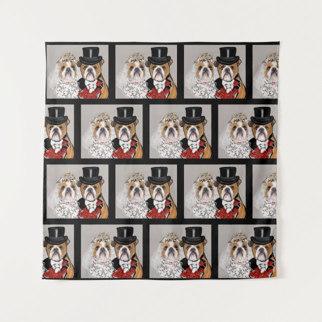 Tapete De Parede Bulldog           (Frente)