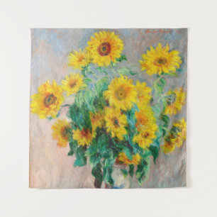 Tapete De Parede Buquê de Sunflower Claude Monet