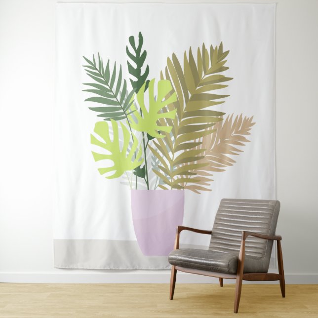 Tapete De Parede Buquê tropical. (In Situ)